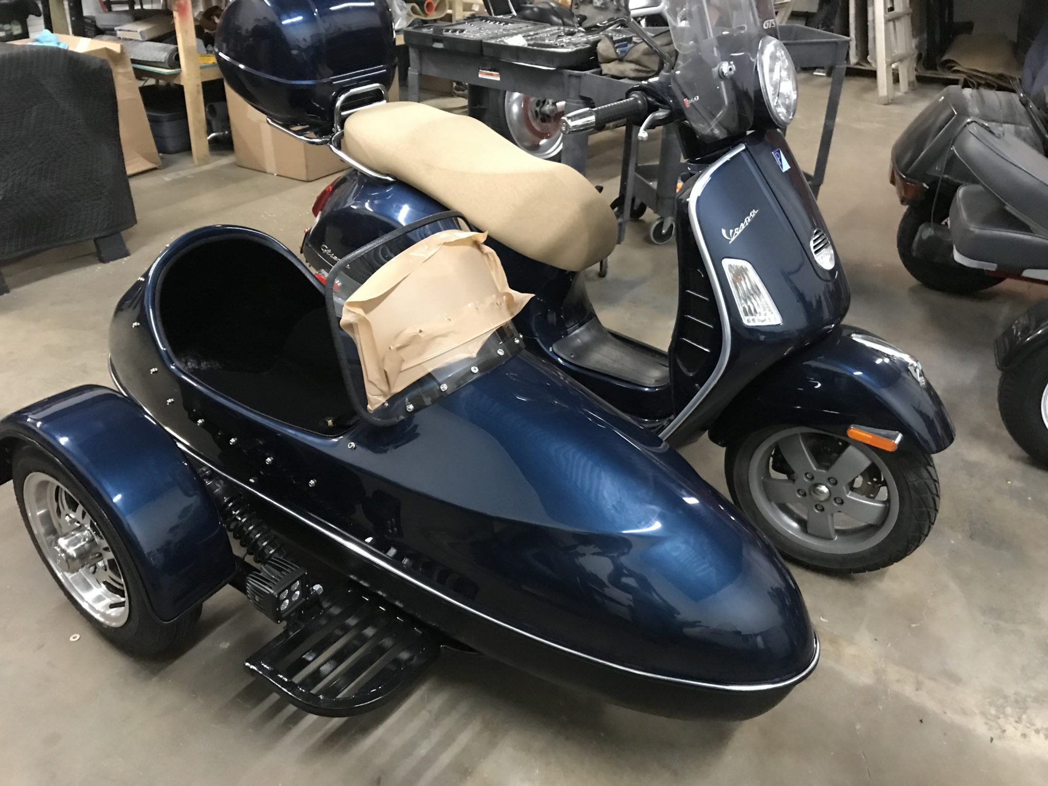 Vespa Sidecars Texas Sidecars For Motorcycles And Scooters