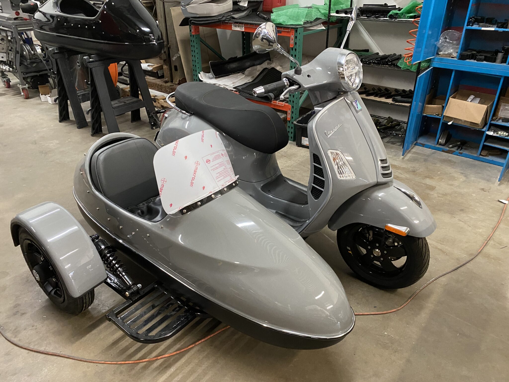 Vespa Sidecars – Texas Sidecars for motorcycles and scooters