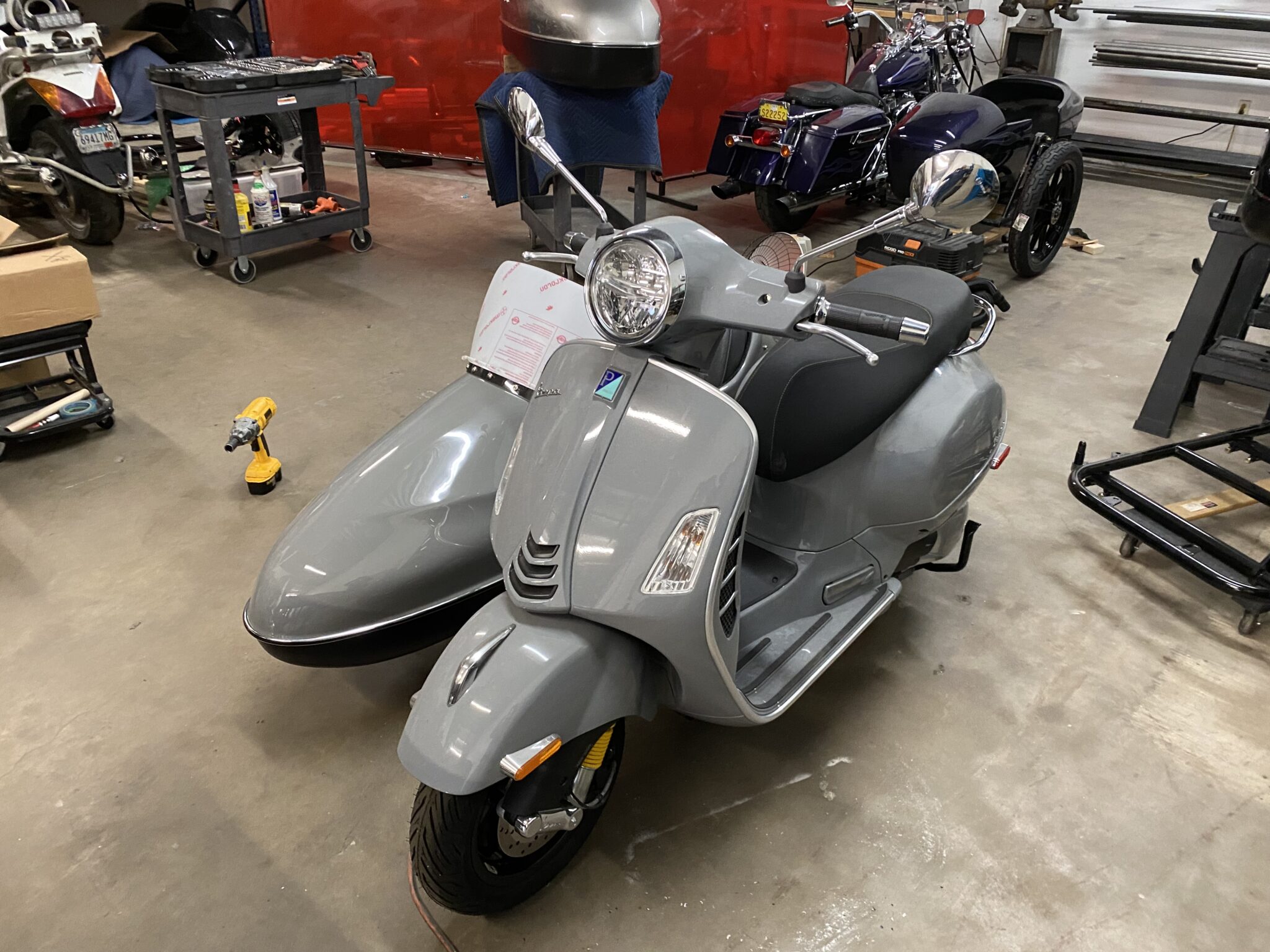 Vespa Sidecars – Texas Sidecars for motorcycles and scooters